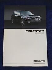 Subaru Forester Rinspeed Prospekt 05.2003