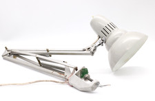 Vintage Architektenlampe Schreibtischlampe Lampe grau 70er Jahre Metall