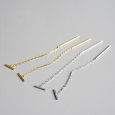 Damen Ohrringe Durchzieher Stäbchen Sterling Silber 925