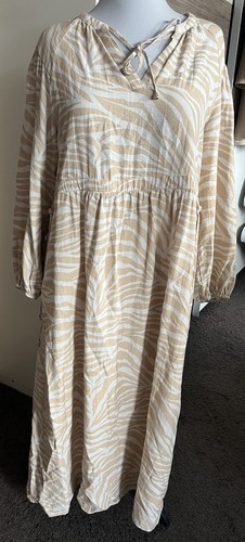Oui zebra kleid maxikleid - zebra,