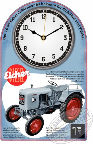 Oldtimer schlepper wanduhr - oldtimer,