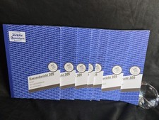 7 x Zweckform Kassenbericht 305 A5 mit Vorsteuerspalte je Buch 50 Blatt AVERY