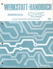 Werkstatthandbuch Reparaturanleit HONDA CIVIC SHUTTLE WAGO Elektrisch Schaltplan