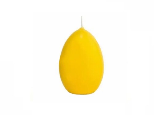 Eierkerze gelb 56x80mm - eierkerze,