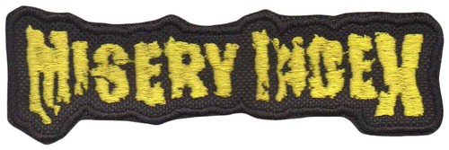 Misery index logo 12 cm - misery,