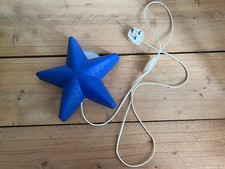 IKEA STAR SMILA STJARNA BLUE STAR WANDLAMPE / NACHTLICHT - KINDERZIMMER 
