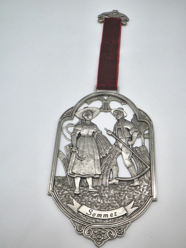 Zinn relief medaille - relief, „