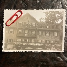 Wittelsbach Aichach Bayern Hotel Gebäude Fahne 9x6 Original Foto 2.WK