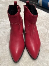 Schuhe Gr.36 Echtleder Rot