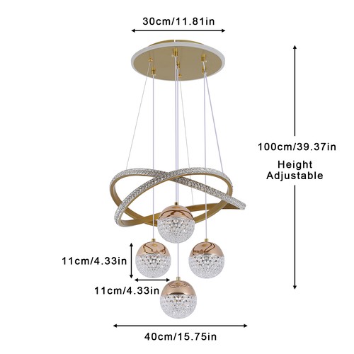 Led acryl pendelleuchte - acryl,