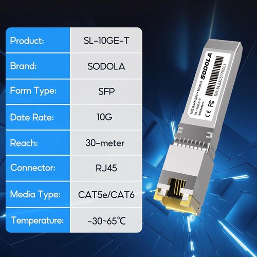 Sodola 10gbase rj45 - sodola, 10gbase-t