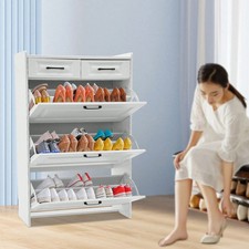 Slim White Switch Schuhschrank