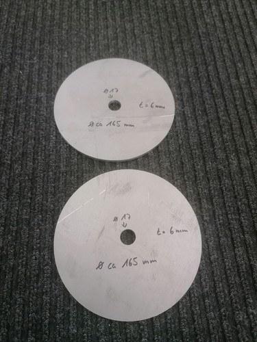 Stück aluminium platte - 2,