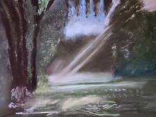 Pastellmalerei  "Feenwald"