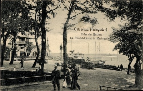 Ostseebad heringsdorf auf - ak,