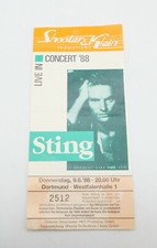 Sting konzertkarte - sting,