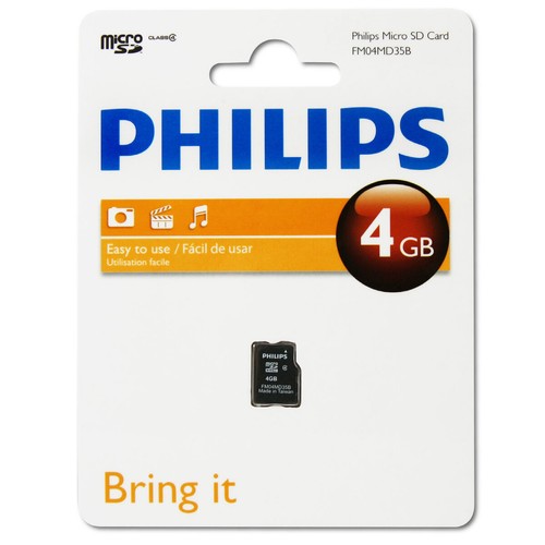 Philips micro sdhc - 4, gb