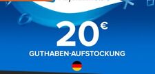PlayStation Network Card PSN 20 Euro Guthaben Code Deutschland Chatnachricht