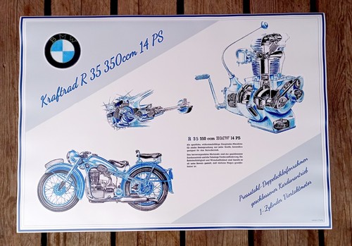 Poster bmw r35 - poster, motorrad