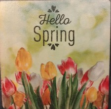 Hello Spring Tulpen Bild