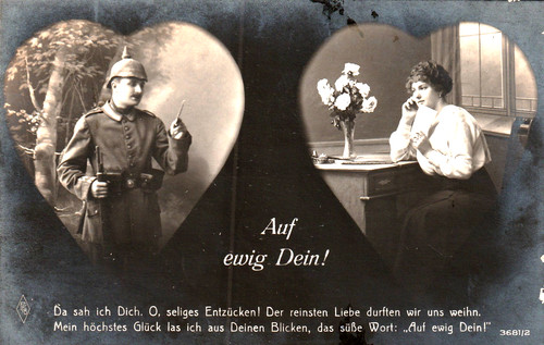 Frau zuhause soldat - zuhause, m
