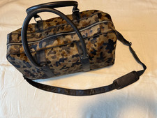Wunderschöne Reisetasche Weekender Camouflage Pferdefell Echtleder