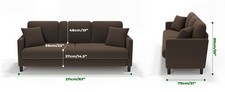 Sofa-3 Sitzer Couch Teddysofa