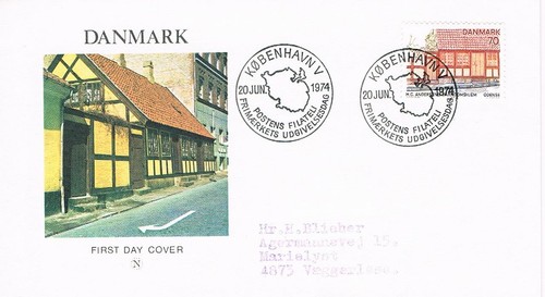 Dänemark fdc 566 - dänemark,