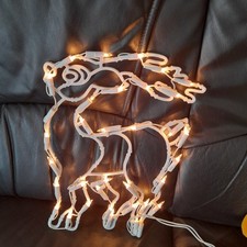 Fensterbild beleuchtet