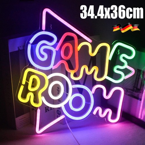 Game room led neon - game, sign