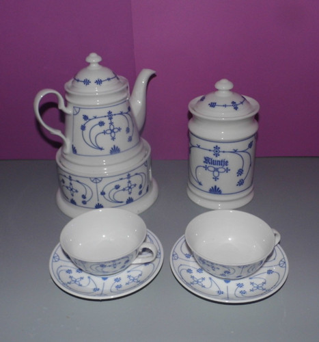 Porzellan tee set 5tlg serie - tee-set,