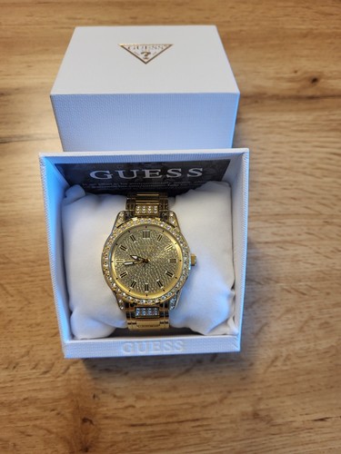 Guess damenuhr goldfarben mit - damenuhr,