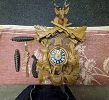 Schöne, gebrauchte Schwarzwälder Kuckucksuhr