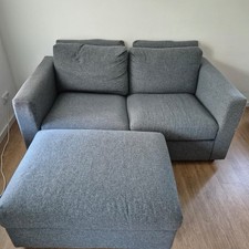 Couch Grau 2er Sofa 171x98 Cm