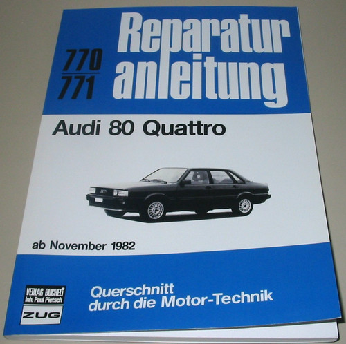 Reparaturanleitung audi - audi, 80
