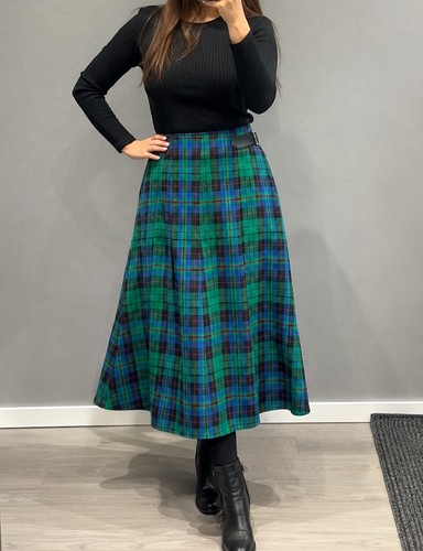 Tartan rock damen grüner rock