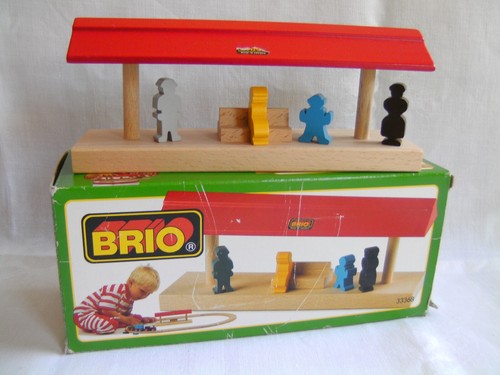 Brio eisenbahn bahnsteig - eisenbahn, :