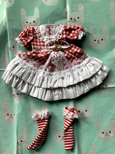 Bjd puppenkleid rot - puppenkleid,