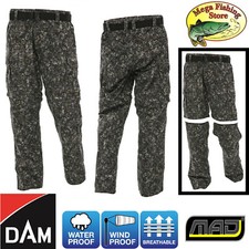 DAM MMCY Combat Outdoor Zip-Off Angel Hose - Angelhose Wasserdicht Atmungsaktiv