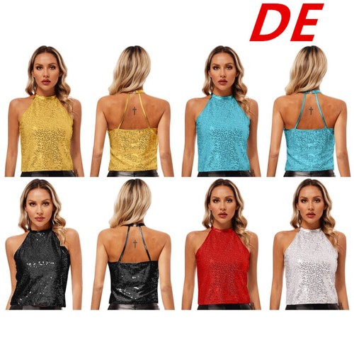 Damen neckholder tank - de,