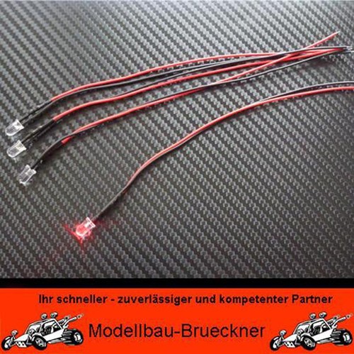 Stück led rot 8 - 4,8, 12