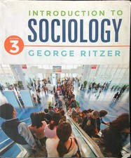INTRODUCTION TO SOCIOLOGY RITZER GEORGE SAGE 2016 