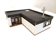 H0 - Gemeindezentrum Kirche - Gebäude Häuser Haus  ---- CK 1101