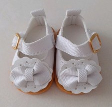 Puppen Schuhe Weiß mit