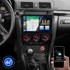 9" Android 13.0 Autoradio Für Mazda 3 2004-2009 GPS Navi DAB WIFI Carplay 4+64GB