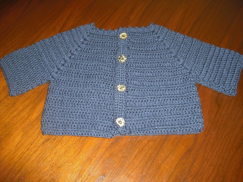 Selbst gehäkelte jacke für - gehäkelte,