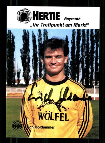 Erich goldammer autogrammkarte - erich,