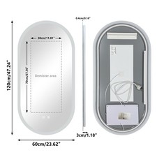 Led badspiegel mit - mit, beleuchtung
