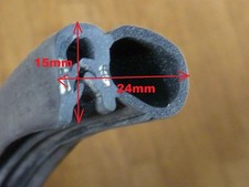 Scheibengummi Dichtgummi  1-3 mm Türengummi Dichtprofil Gummi Dichtung Schlepper