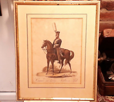 Wertvolle Aquatinta, Canonier Garde Artillerie zu Pferd, Preußen, 1810, gerahmt